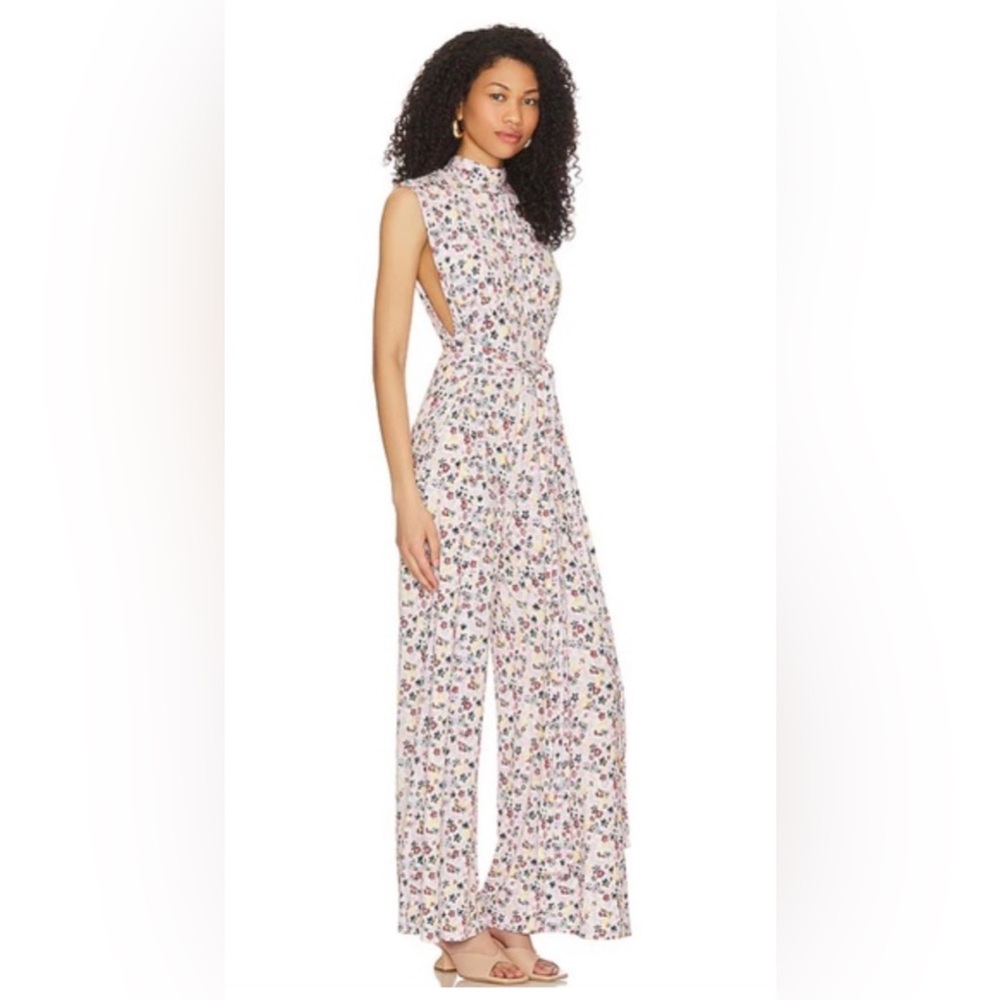 FREE PEOPLE Vibe Check One-Piece-Tea Ditsy Shell